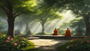 monk meditation